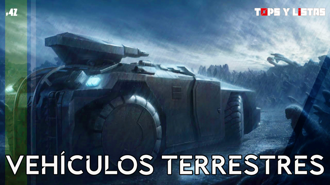 VEHÍCULOS de tierra en mundos de ciencia ficción | 🔝3️⃣