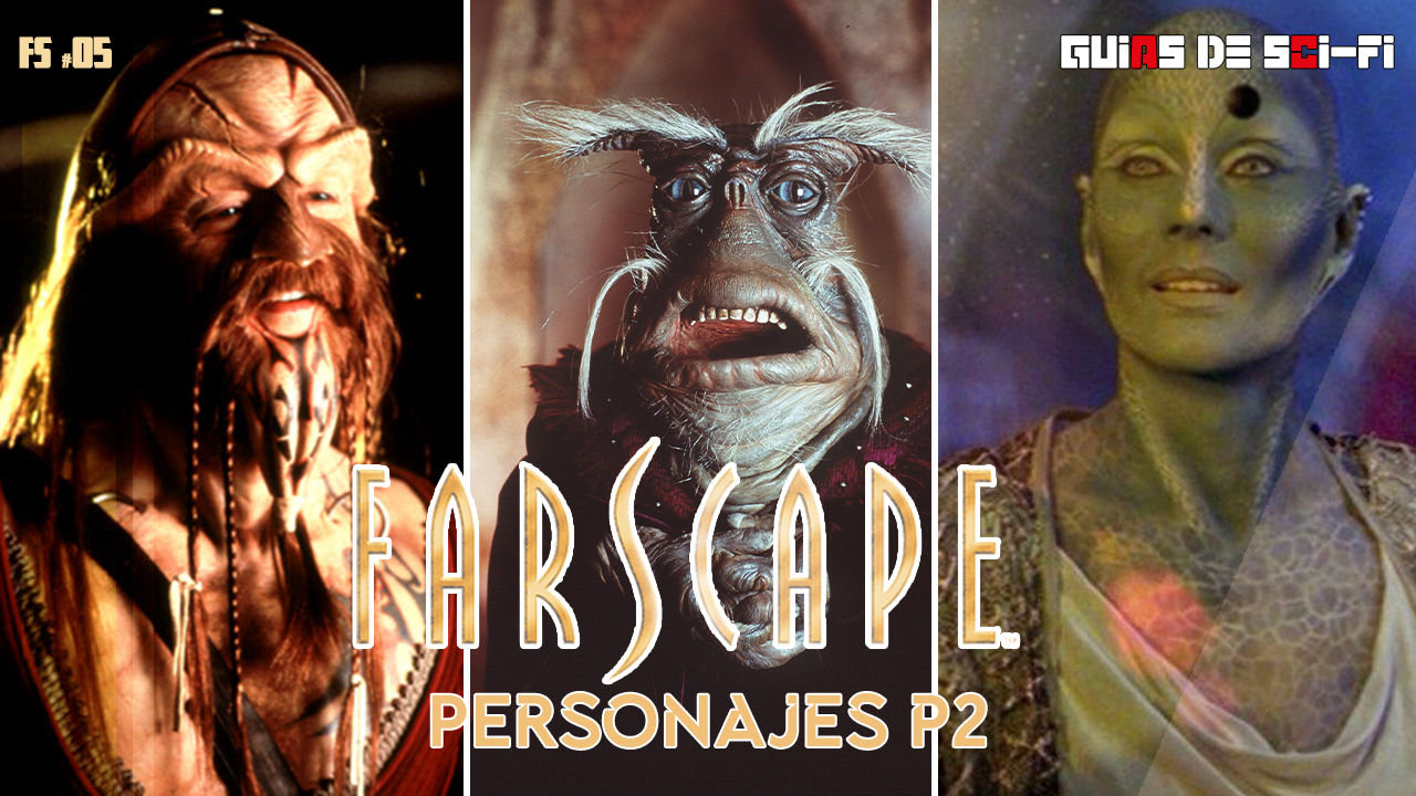 Personajes principales de Farscape 2 | K D'argo, Pau Soto Zhaan y Rygel | 🎬